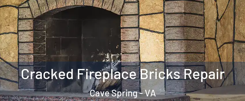  Cracked Fireplace Bricks Repair Cave Spring - VA