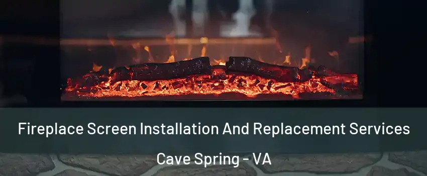  Fireplace Screen Installation And Replacement Services Cave Spring - VA